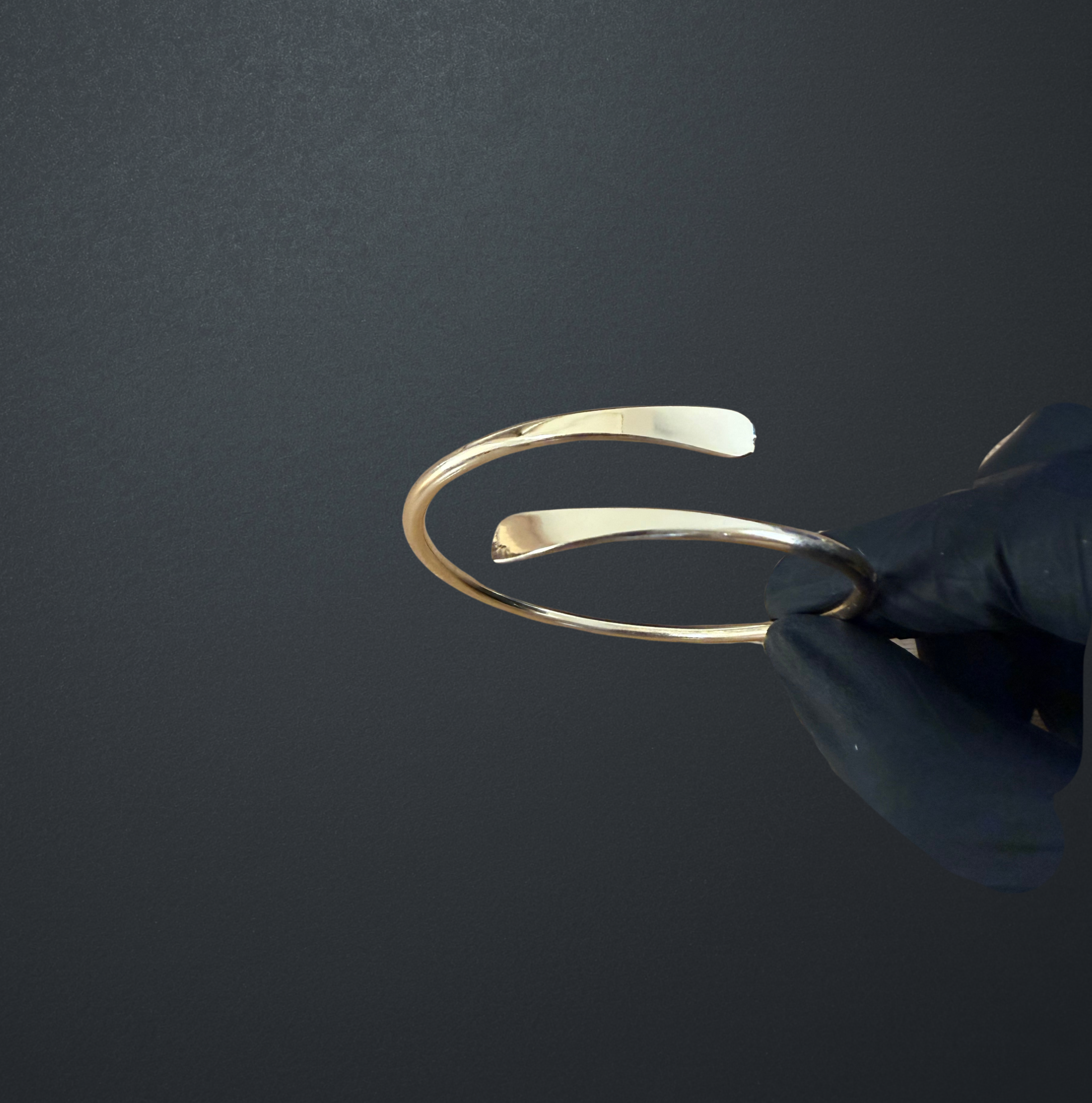 Gold Stainless Steel Wrap Bangle image 2